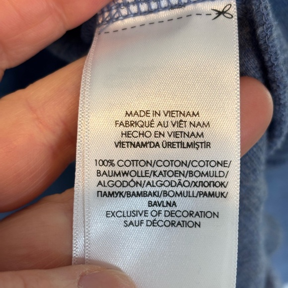 Polo by Ralph Lauren Heather Blue Quarter-Zip Sweatshirt - Picture 6 of 6